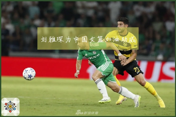 刘雅琛为中国女篮加油助威